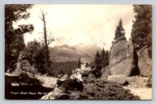 RPPC Pikes Peak From Top Of Mt Manitou Real Photo Colorado P672
