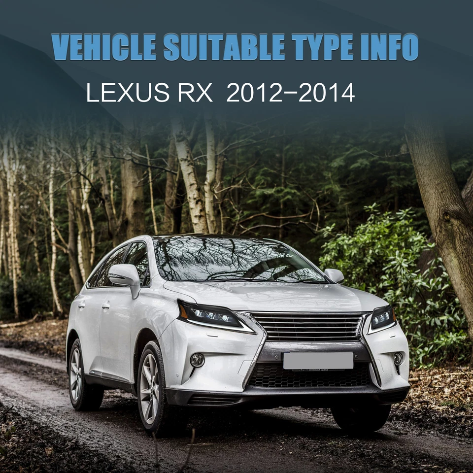 VLAND Paar LED Scheinwerfer Für Lexus RX270 RX300 RX350 RX450H 2013 2014 2015 - Bild 2 von 4