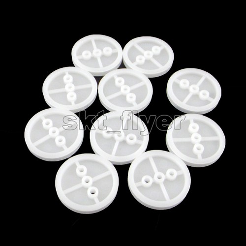 10pcs 24*3.5*1.9mm Plastic Wheel For Pulley Motor Toy Car Model Part DIY Toys - Picture 1 of 5