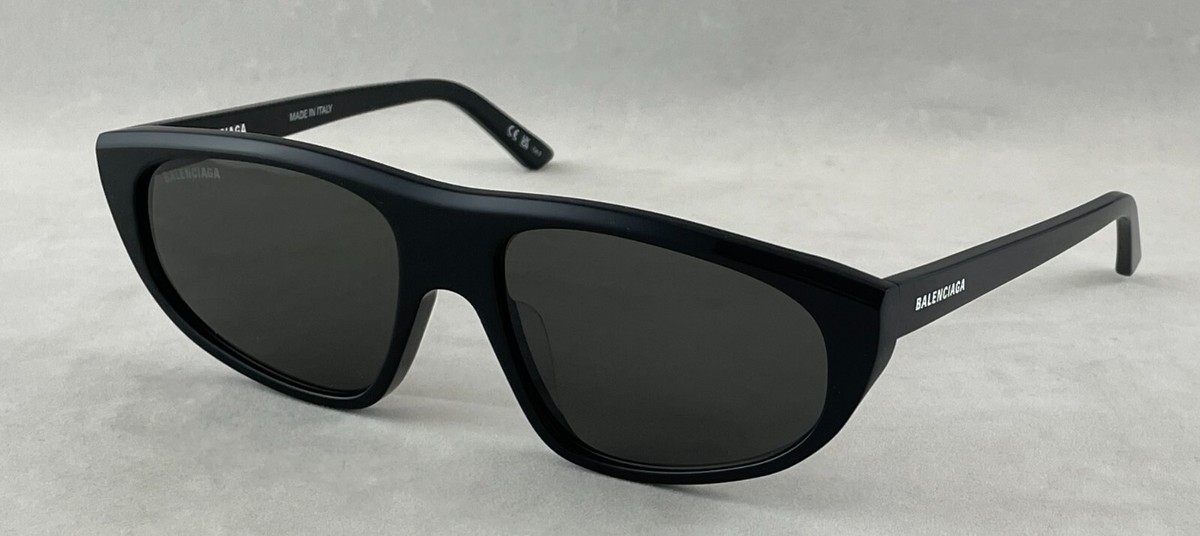 BALENCIAGA BB0098S BB 0098S 001 Black Sunglasses 60-18-145