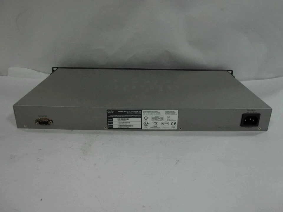 Cisco SG500X-24-K9 24-Port Gigabit StackableManaged Switch - Image 3 of 3