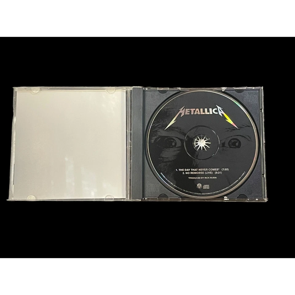 2008 Metallica The Day That Never Comes Single CD Rare OOP No Remorse Live Foto 3 de 4