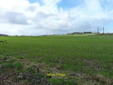 Photo 6x4 Open field west of Manor Lane Shifnal Winter wheat growing in a c2021