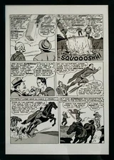 Production Art SUPERMAN #130, page #6, AL PLASTINO art, 8.5x11