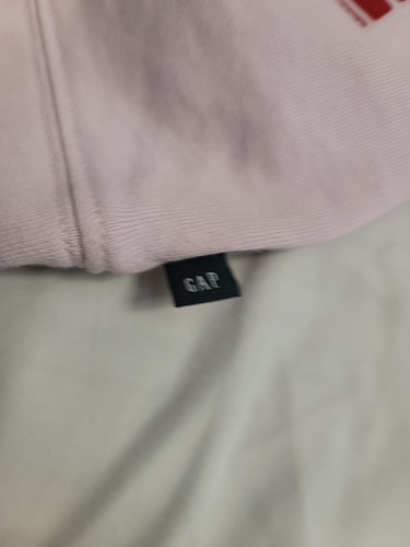 Gap Girl's Terry Lined Long Sleeve Graphic Print Pullover Sweatshirt Size 8 (M) - Picture 4 of 5