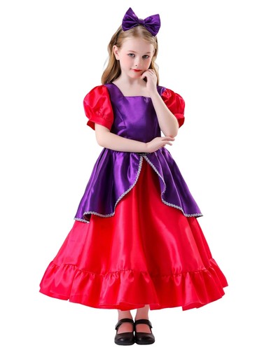 Adult Child Drizella Costume Princess Anastasia Girls Cosplay Halloween Costume - Picture 26 of 72