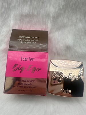 Tarte Big Ego Frameworker Brow Pomade  Medium Brown 0.14oz / 4g - NIB Authentic