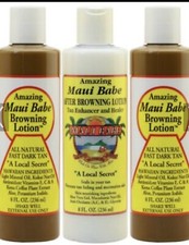 2 Maui Babe Browning And 1 After Lotion 8oz