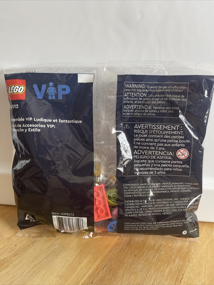 LEGO Miscellaneous: Fun and Funky VIP Add On Pack (40512). New And ...