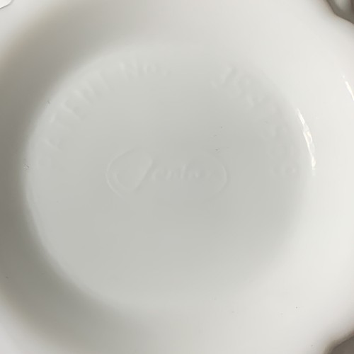 Vtg Fenton Hobnail 6.5" Pedestal White Milk Glass 6 Candle Holder W/ Label 1970 - Picture 4 of 10