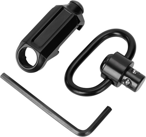 Tactical QD Sling Swivel Attachments 45 Degree Low Profile Picatinny Rail Mount - Picture 3 of 14