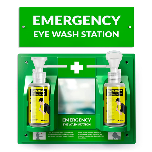 Portable Eye Wash Station OSHA Approved Wall-Mounted First Aid Eye Wash Kit NEW - Picture 9 of 12
