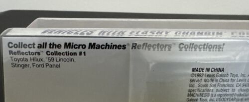 Micro machines Reflectors Collection #1 Galoob sealed perfect condition - Picture 5 of 5