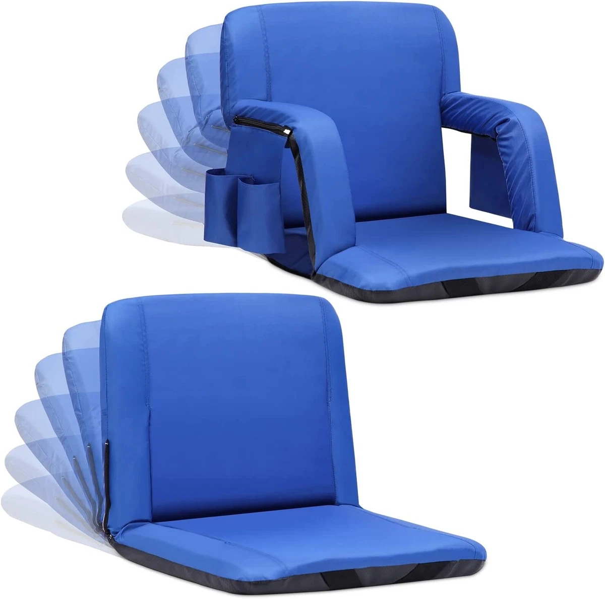 Sportneer Stadium Seats for Bleachers, Bleacher Chairs with Back