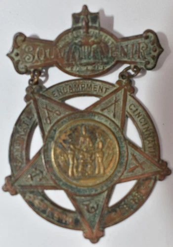 RARE Civil War GAR 1898 32nd National Encampment Cincinnati OH Medal