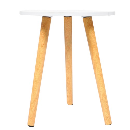 White Bedside Table Leisure Coffee Table White Coffee Desk Wooden Writing Desk - Picture 7 of 12
