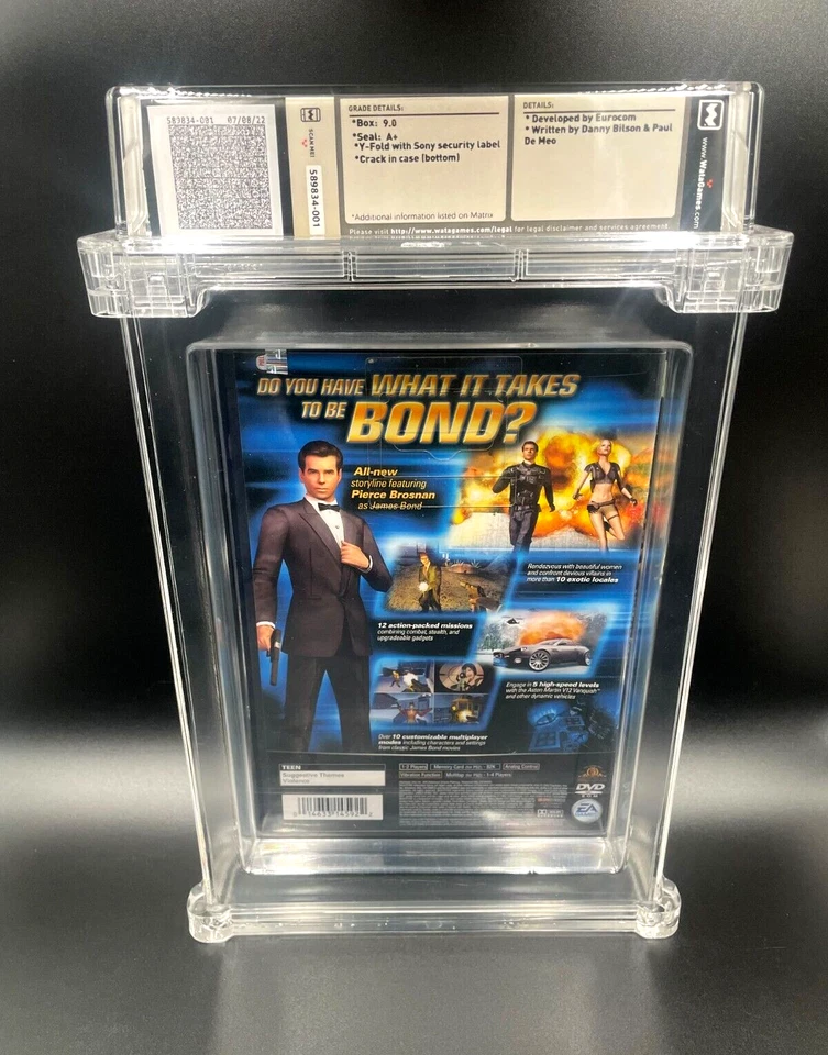 007 Nightfire PS2 Precintado Nuevo 2002 Etiqueta Negra WATA 9.0 A+ Foto 2 de 4