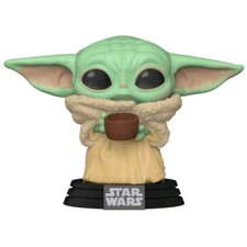 Star Wars The Mandalorian The Child with Cup Pop Highly Collectible Vinyl Figure