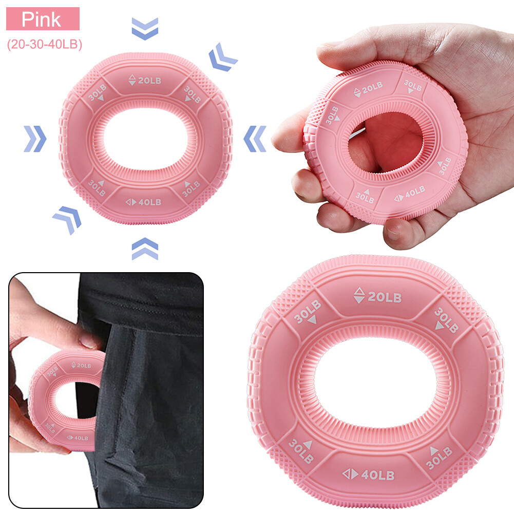Silicone Rings Grip Exercise Ring for Rock Climbing Athletes Workout (Pink) UK eBay