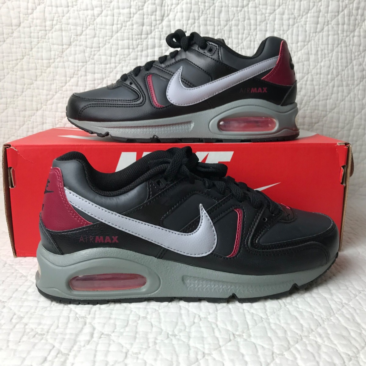 Nike Air Max Command Shoes Men's SZ Black/Wolf Gray Anthracite