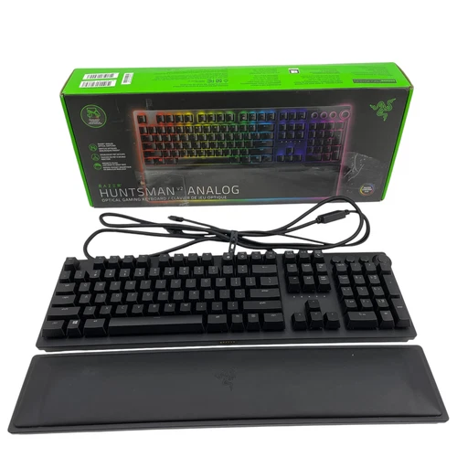 Razer Huntsman V2 Analog Black Optical Gaming Keyboard RZ03-0361 #MF9927 (AR)