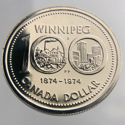 カナダ　$100 一枚 1874-1974 Canada Dollar 1 One Dollar Winnipeg 100 Year