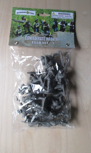 1:32 American Civil War Confederate Infantry TSSD San Diego Toy Soldier #1 - 第 1/2 張圖片