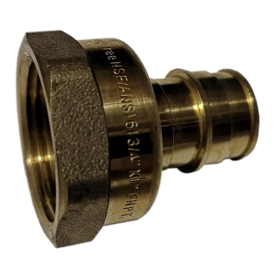 1 Pack XFITTING 3/4" Pex A X 1" Female Adapter , F1960 Expansion Female