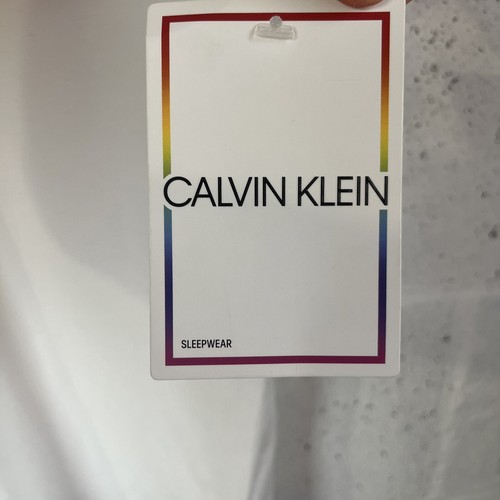 Calvin Klein Herren Linear Logo T-Shirt, Weiß, Medium M - Bild 5 von 10