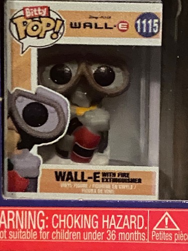 2024 Funko Disney Pixar Bitty Pop! Mini-Figure 4 Pack Wall-E Eve Remy & Mystery - Picture 2 of 6