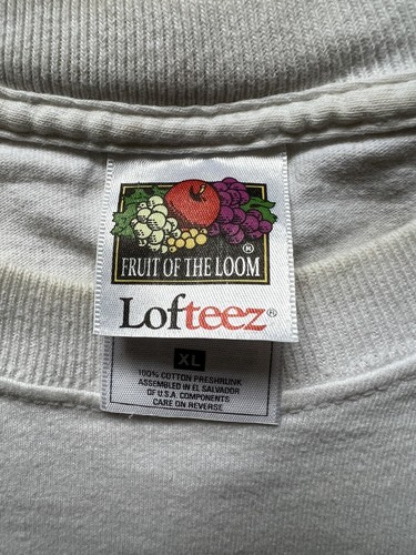 Vintage Pabst Blue Ribbon Beer Tshirt White Size XL Fruit of the Loom VTG tee - Picture 2 of 9