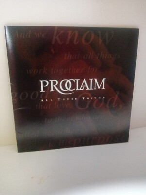 Proclaim :All These Things (1998 Makkedah Music CD)