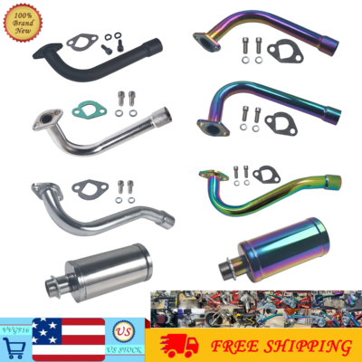 #ad Upgrade Colorful Exhaust Muffler For Predator 196cc 212cc Go Kart Mini Bikes $23.99