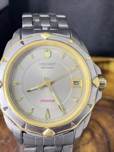 orient automatic titanium watch