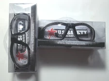 2 Pair MCR / U.S. Safety HDX110AF (Hornet DX) Safety Eye Glasses -  Anti-Fog