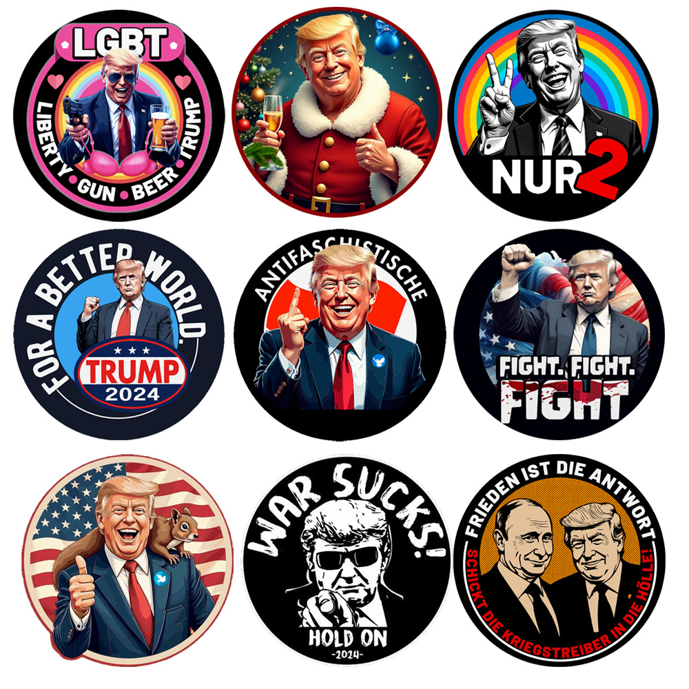 Donald Trump President US America Buttons Pins Anstecker Brosche Anstecknadel