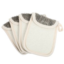 4pcs Bath Soap Pouch Bathing Body Exfoliating Mesh Bag Cleansing Foaming Nets