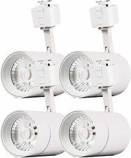 Dimmable LED Track Light Heads Juno Type 75W Equivalent 3000K Soft White 4-Pack