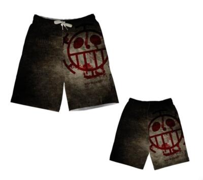 One Piece Trafalgar Law Anime Cos Sommer Schwimm Strand Beach Shorts Boardshort 