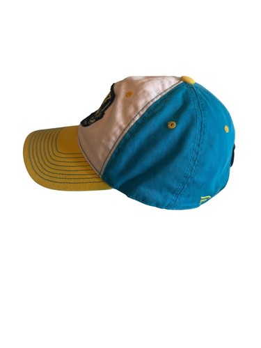 Gorra de béisbol ajustable Cruz Ramírez NASCAR Fanatics sombrero de algodón azul y amarillo - Imagen 2 de 7