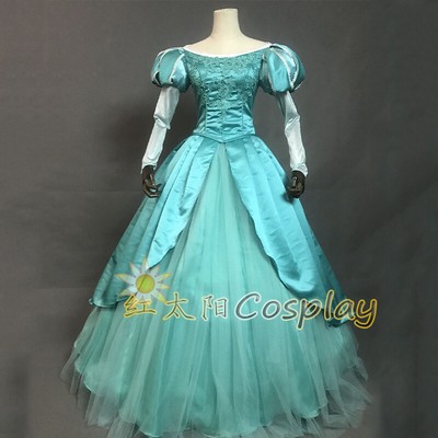 ariel green dress costume