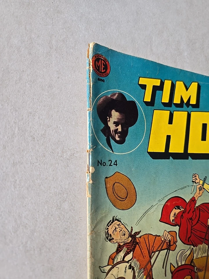 Tim Holt #24 - 1951 Magazine Enterprises Red Mask App Foto 2 de 4