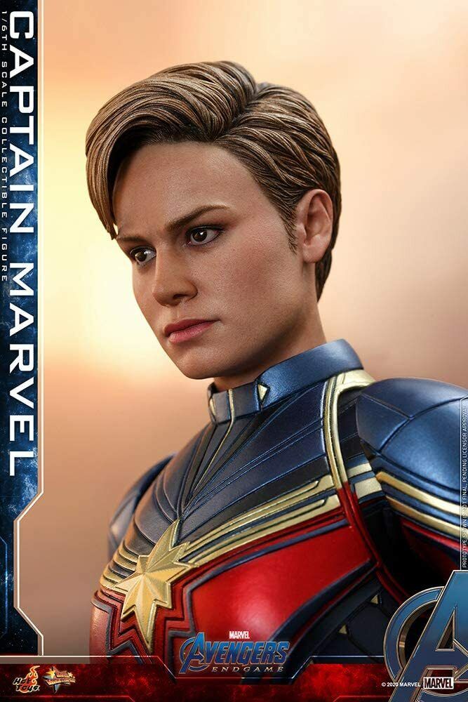 Hot Toys Avengers Endgame Movie Masterpiece Series Captain Marvel