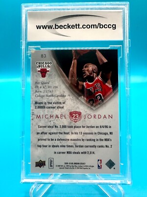 Michael Jordan NBA 2010 UD SP Authentic Supreme Court Authentic 