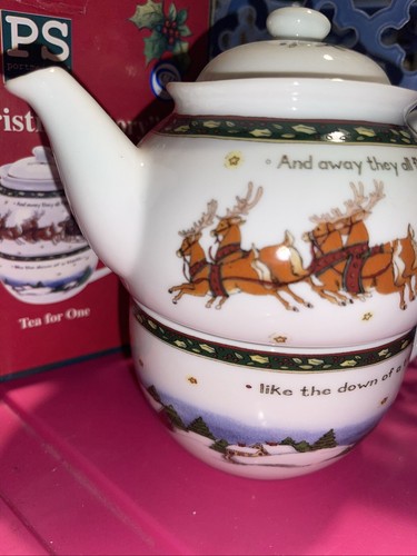 christmas tea-for-one sets - Picture 3 of 6
