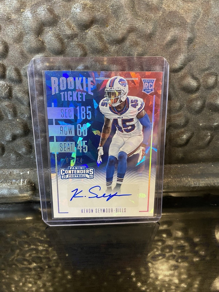 2016 Panini Contenders Kevon Seymour RC Cracked Ice Ticket Auto