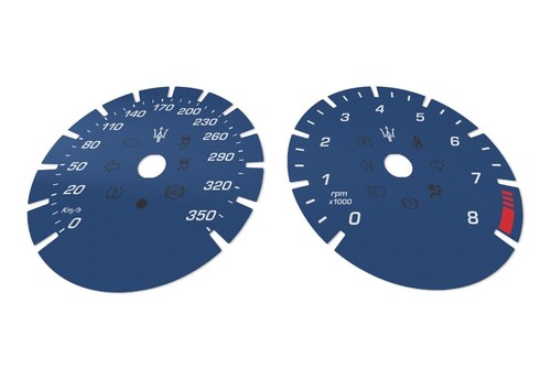 Maserati Ghibli GTS - Speedometer dials MPH to KM/H Gauges - Picture 4 of 6