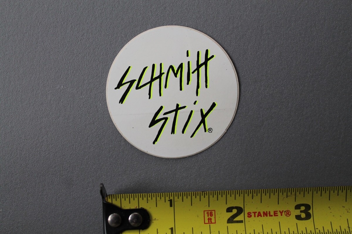 Schmitt Stix Skateboards Yellow White OG 80's Z73A Vintage