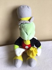 Vintage Walt Disney Jiminy Cricket Pinocchio Plush Stuffed Animal Toy 9" Tall