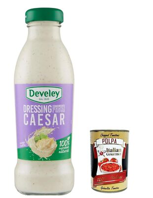 6x Develey Dressing Caesar Salat Dressing Caesar Soße 230ml+Polpa 400g